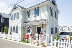アーリーアメリカンの可愛い家